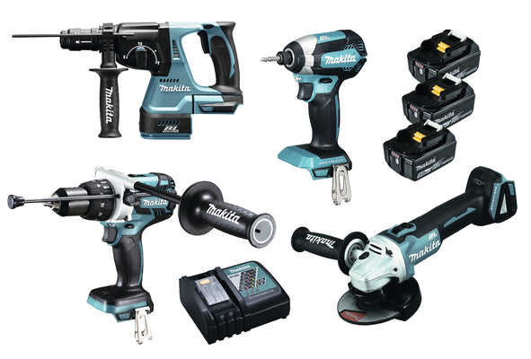 MAKITA PACK4 MACHINE, Debrico, magasin de matériaux de construction sur Bruxelles