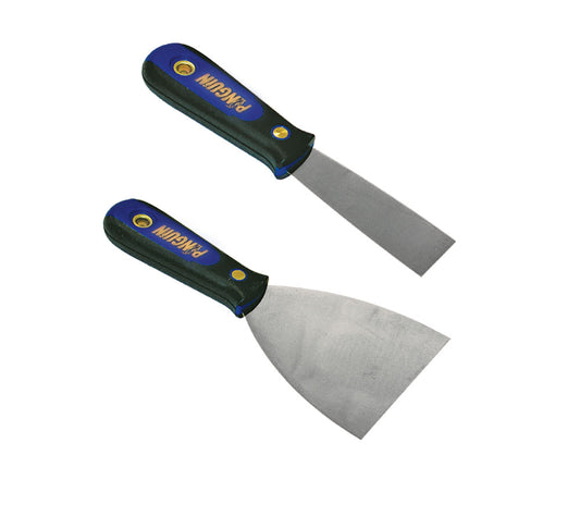 Debrico, magasin de matériaux de construction sur Bruxelles, SPATULE DE PEINTRE 32 MM DURA-GRIP - INOX, 