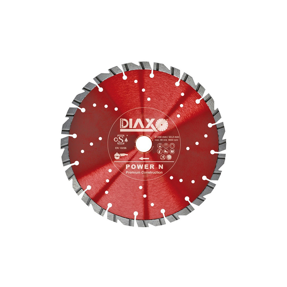 DISQUE DIAMANTE POWER N - 125 X 22,2 MM - PREMIUM CONSTRUCTION, Debrico, magasin de matériaux de construction sur Bruxelles