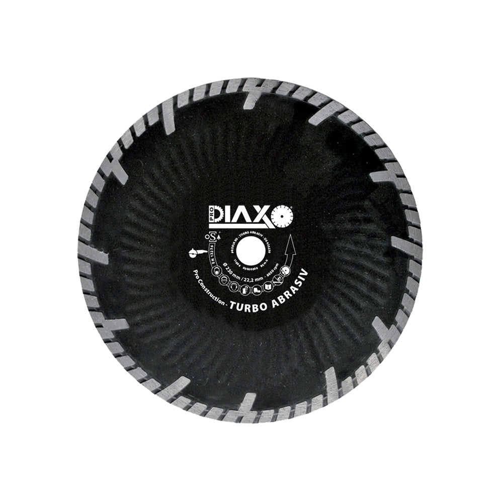 DISQUE DIAMANTE TURBO ABRASIV - 115 X 22,2 MM - PRO CONSTRUCTION, Debrico, magasin de matériaux de construction sur Bruxelles