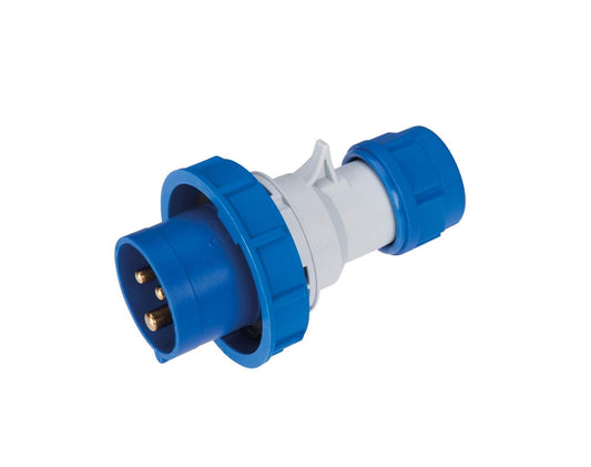FICHE MALE IP67 220V/240 2P+T 16A INDUSTRIELLE EC