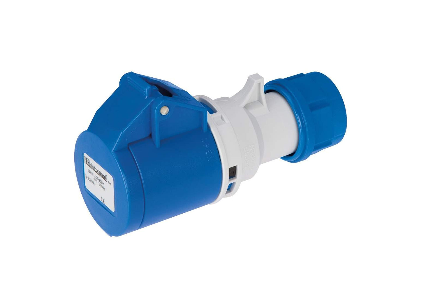FEMALE PLUG IP44 220V 2P+T 32A INDUSTRIAL EC