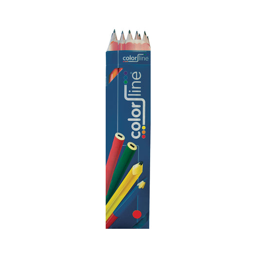 CRAYON DE MENUISIER "PRO 101", FORME OVALE, LAQUE ROUGE - 24 CM - PAR 10 PCS