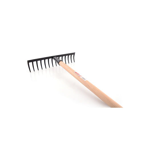 RATEAU DENTS COURBEES - AVEC MANCHE BOIS