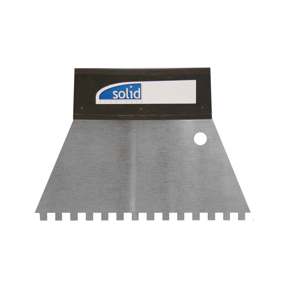Debrico, magasin de matériaux de construction sur Bruxelles, COUTEAU A COLLE, DENTURE CARREE 180 MM - 4 x 4 MM, 