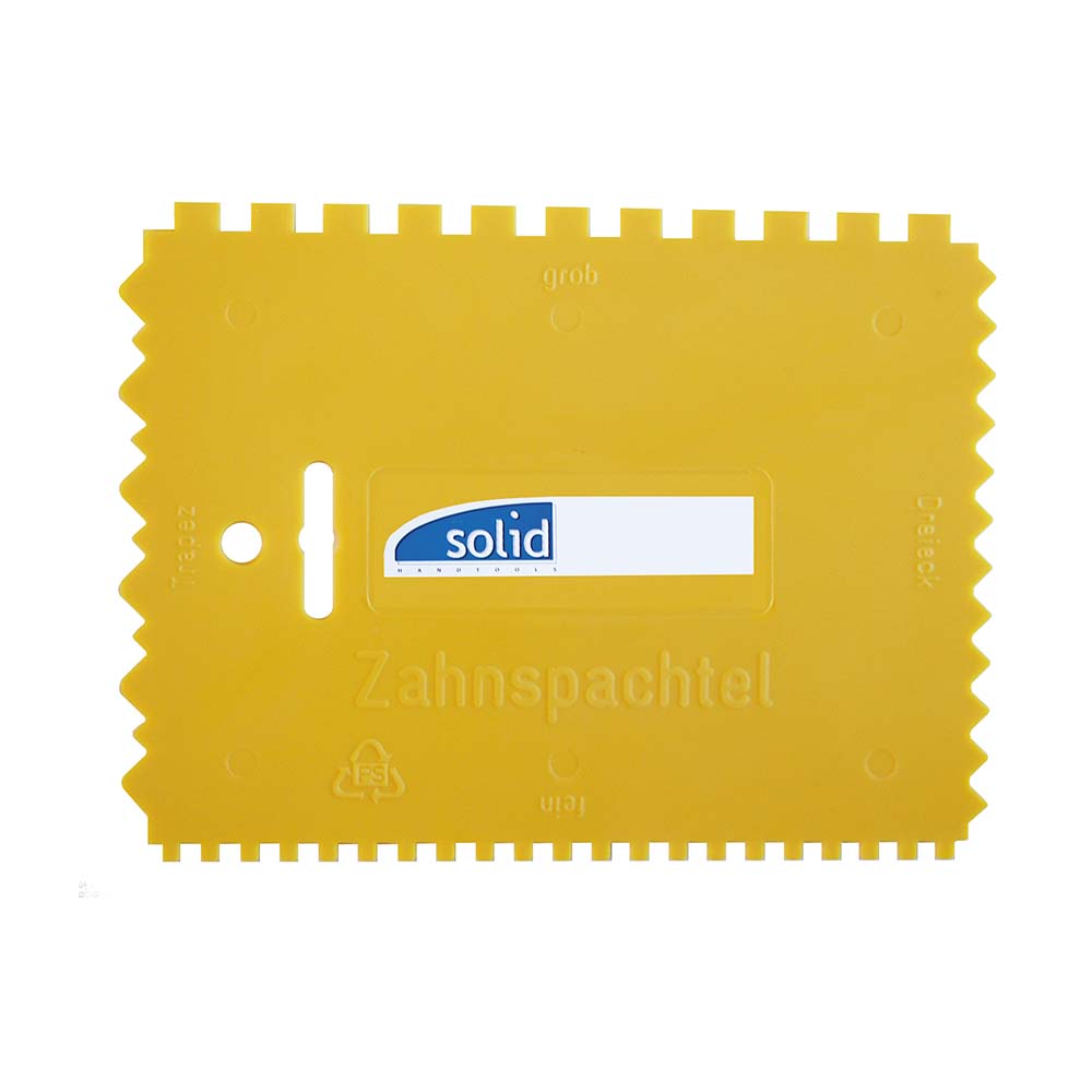 GLUE KNIFE SERRATED ON 4 SIDES - 180 x 140 MM