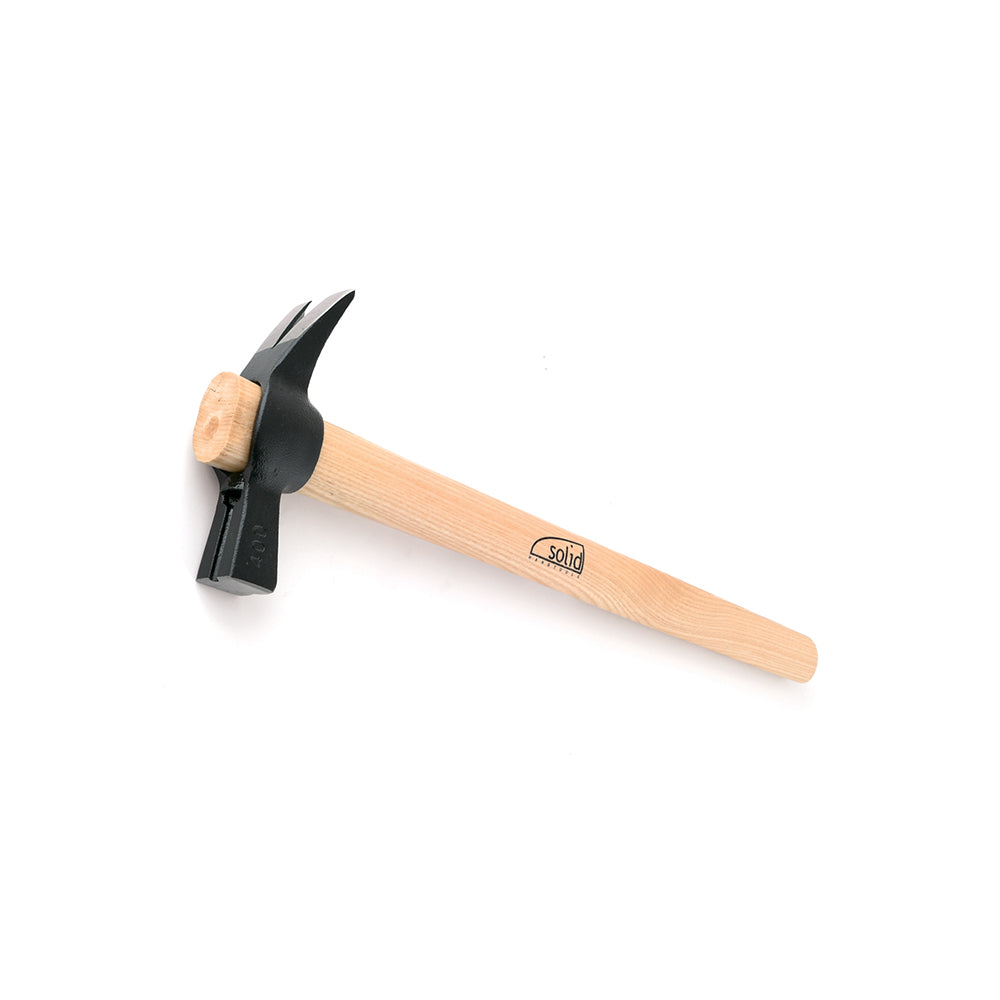 ITALIAN FORMWORK HAMMER WITH WOODEN HANDLE - 400 GR WITH MAGNET