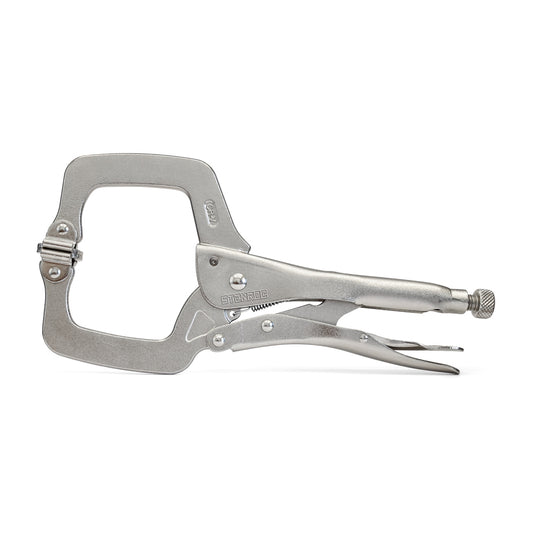 Debrico, magasin de matériaux de construction sur Bruxelles, PINCE ETAU EN COL DE CYGNE A PATINS PIVOTANTS - 275 MM / 611-SPJ, 