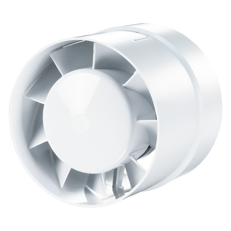 VENTS TUBULAR FAN DIA: 125MM WHITE
