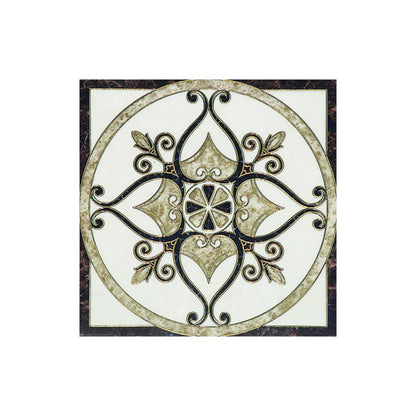 MCM DECORD CASABLANCA BROWN/GOLD 120 X 120 1 PCS