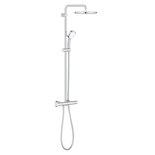 Grohe colonne de douche thermostatique Tempesta Cosmopolitan System 250, Debrico, magasin de matériaux de construction à Bruxelles