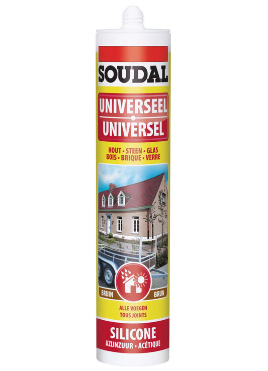 SILICONE UNIVERSEL BRUIN/BRUN290ML