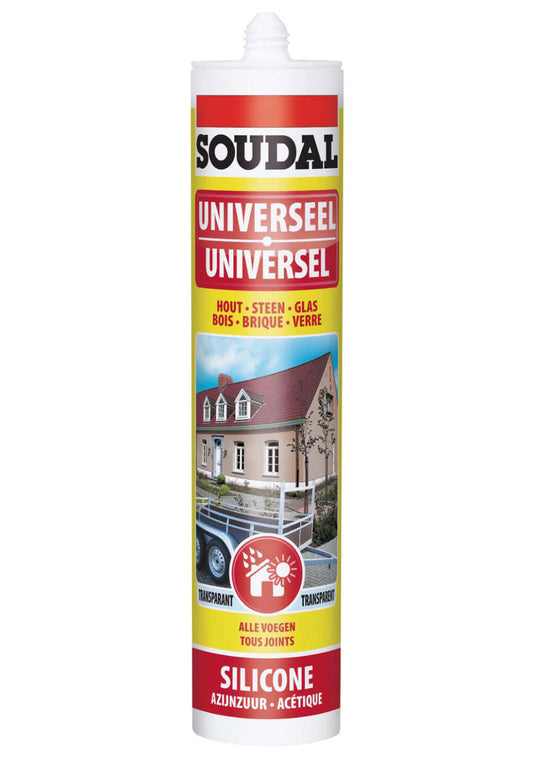SILICONE UNIVERSEL TRANSP290ML